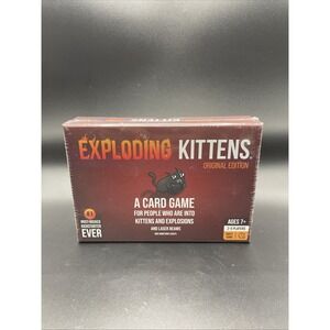 EXPLODING KITTENS Card Game - EKG-ORG1-1 New Sealed Travel Family Night